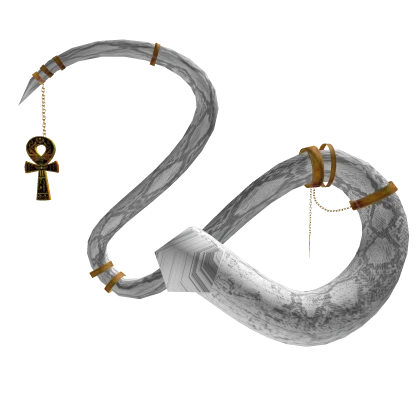 White Ancient Snake Tail