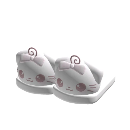 cute pink cat slippers