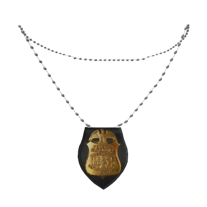 FBI Neck Badge