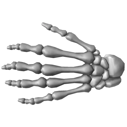 Silver Skeleton Hand