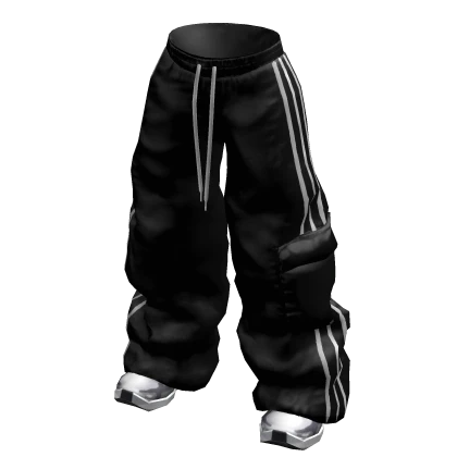 Stylish Black Baggy Tracksuits