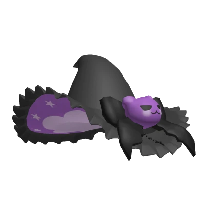 🍀Cute Witch Hat (Purple)