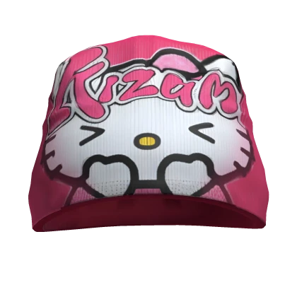 ✭ Y2K KITTY BEANIE IN HOT PINK