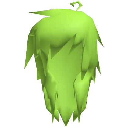 Low Poly Scene Hair (lime)