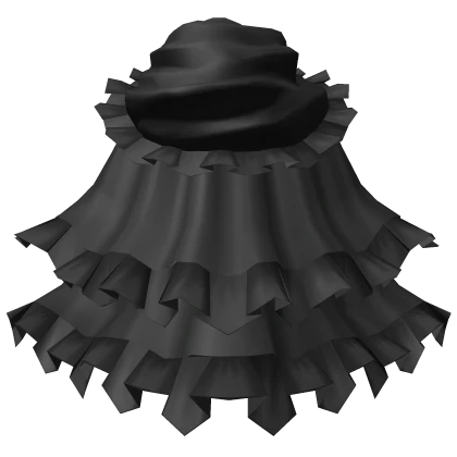 Rococo Back Bustle Black