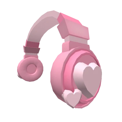 💗Pink Heart Headphones💗