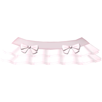 cute ruffled lace bow skirt in pink