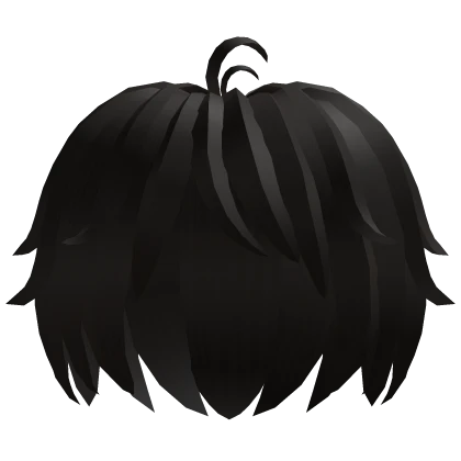 Cute Messy Anime Boy Hair in Deep Brown