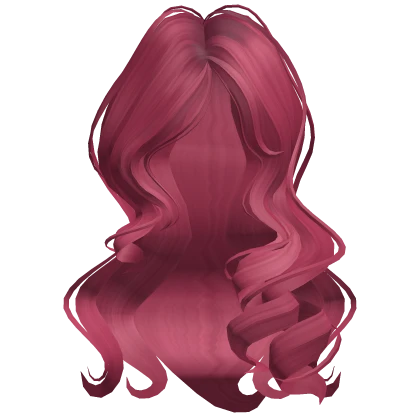 ♡ soft delicate curls in hot pink