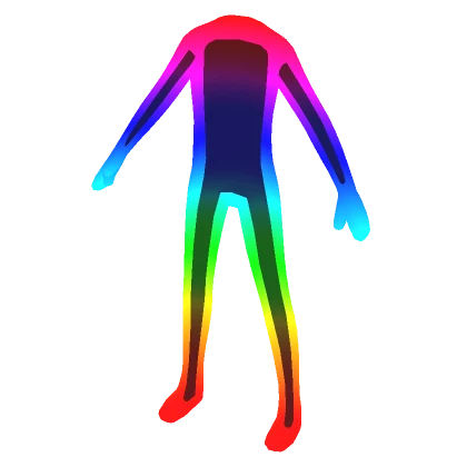 Rainbow Character Outline Aura