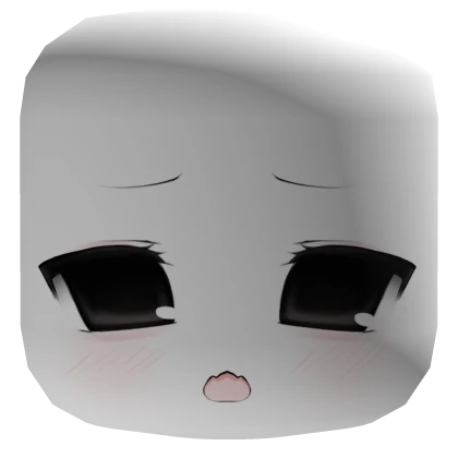 nervous shy blush chibi moe face