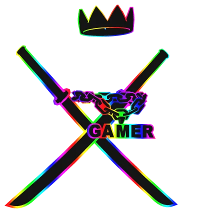 GAMER Cartoony Rainbow Chain Necklace Combo