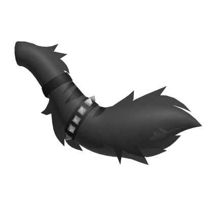 Black Emo Wolf Tail