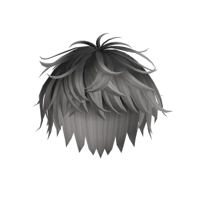 Black And White Fluffy Hair