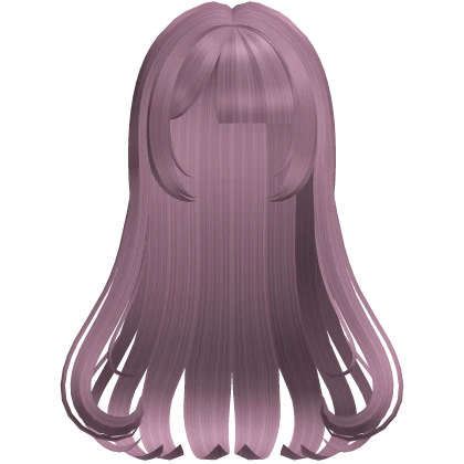 🤍 long whimsy pretty blowout hair mauve rose