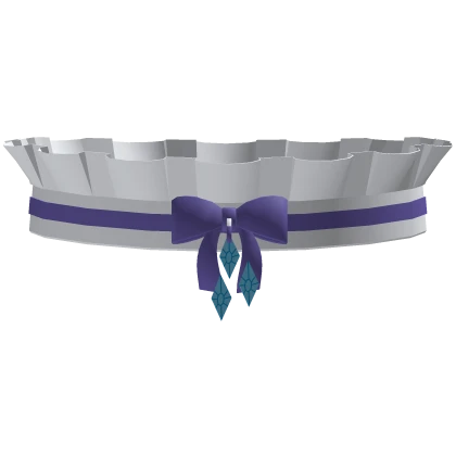 rarity white pony diamond mlp ruffle collar choker
