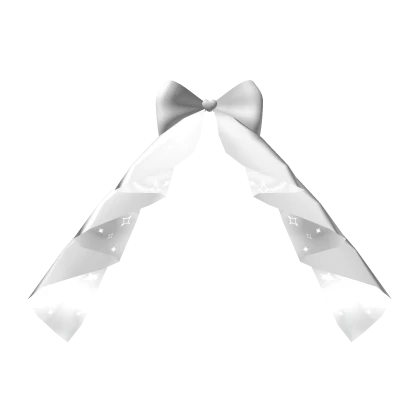 Magical Girl Back Bow in White