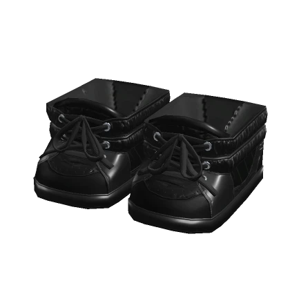Puffed Trainers Blackout
