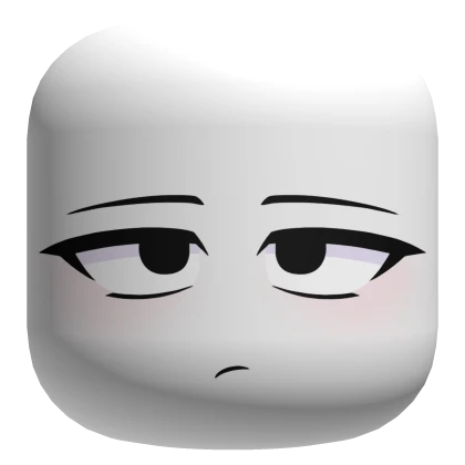 Eye Roll Face - White