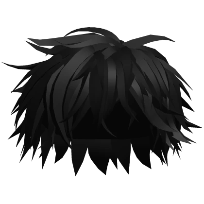 Anime Messy Hairstyle (BLACK) 🖤