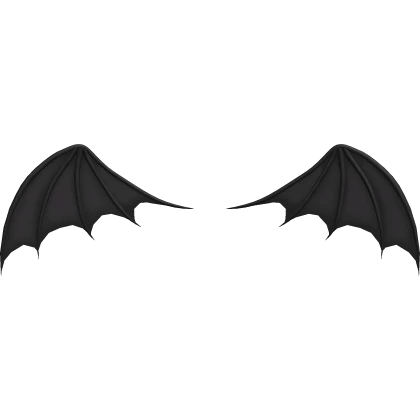 ꒰♡꒱ cute halloween darling black devil bat wings
