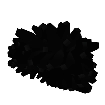 Short Black Emo Coily Afro