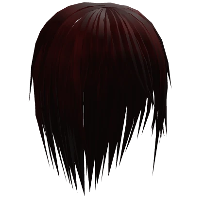 Unkept Long Japanese/Vkei Hair, Vampire Red