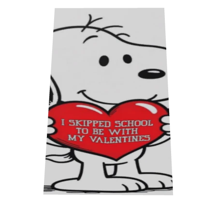 (code: snoopy300) Snoopy Valentines Cape 