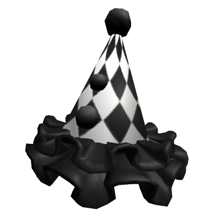 Checkered Clown Hat