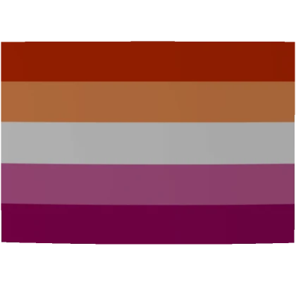 Pride Lesbian Flag Face Sticker