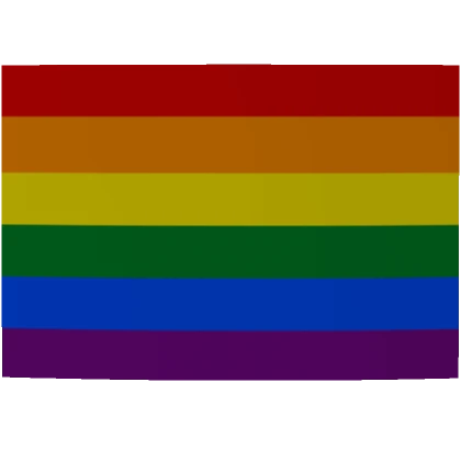 Pride Flag Face Sticker