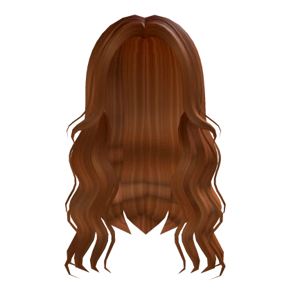 ❤️ Long Wavy Girls Hair (Orange)