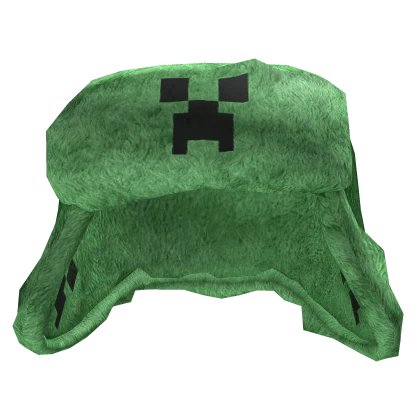 Cute Creepy Green Monster Ushanka