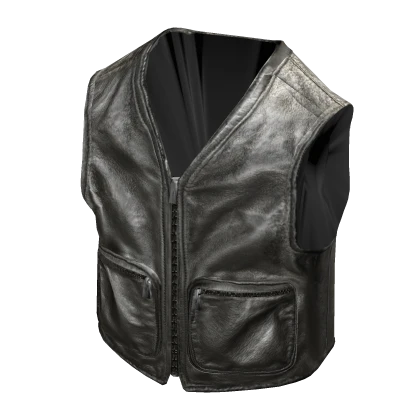 MARCHÉE - Chrome Leather Gilet