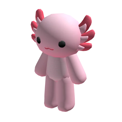 📀 Pink Axolotl Suit (Mini Plushie 2D)