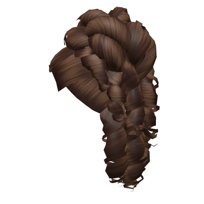 Lavish Victorian Curls in Brown