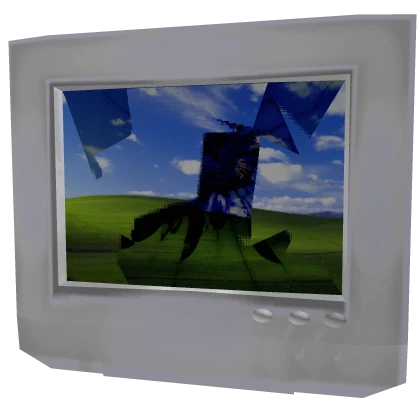 [ANIMATED] GLITCHY RETRO CRACKED WINDOWS COMPUTER 