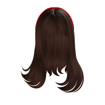 Brown Hair with Red Headband