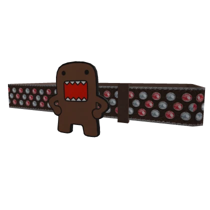 Domo Kun Shiny Brown Rhinestone Belt [1.0]