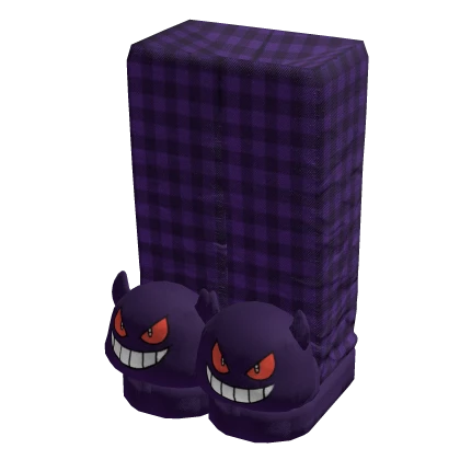  Cute Purple Gengar Slippers w Pjs Pants