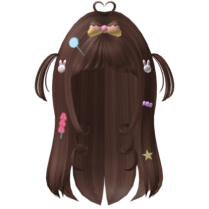 Brown Sweetheart Street Cute Candy Hair - R