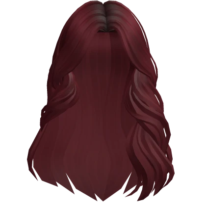 Cutesy Flowy Blow out Hair (Cherry Red)