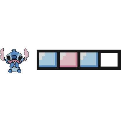 Stitch 8-Bit Hp Health Bar V2