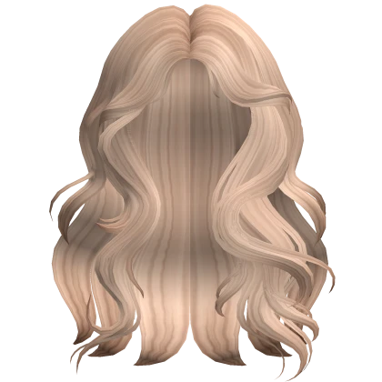 Super Fluffy Wavy Long Hairstyle in Blonde