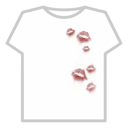 zombie goth emo lipstick marks kiss blood stains