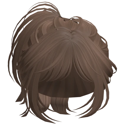 Short Anime Wispy Ponytail (Brown)