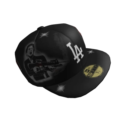 Black scarFace x LA Fitted Cap | Backwards 