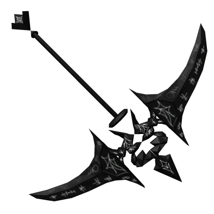 Black Rune Scythe