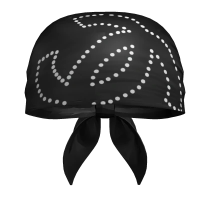 cc Black Stylish Headscarf Bandana Babushka
