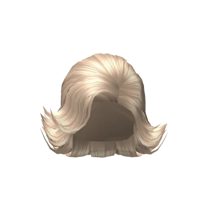 60's Flipped Bouffant in Platinum Blonde